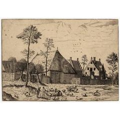 Untitled - Barn and farmyard. 3