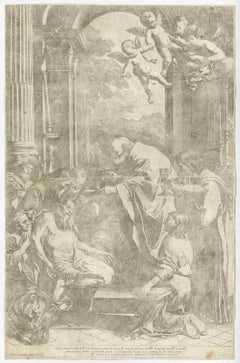 Untitled - The death / viaticum (last communion) of Saint Jerome