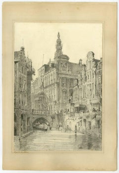 Untitled - Drawing of the Utrecht City Hall
