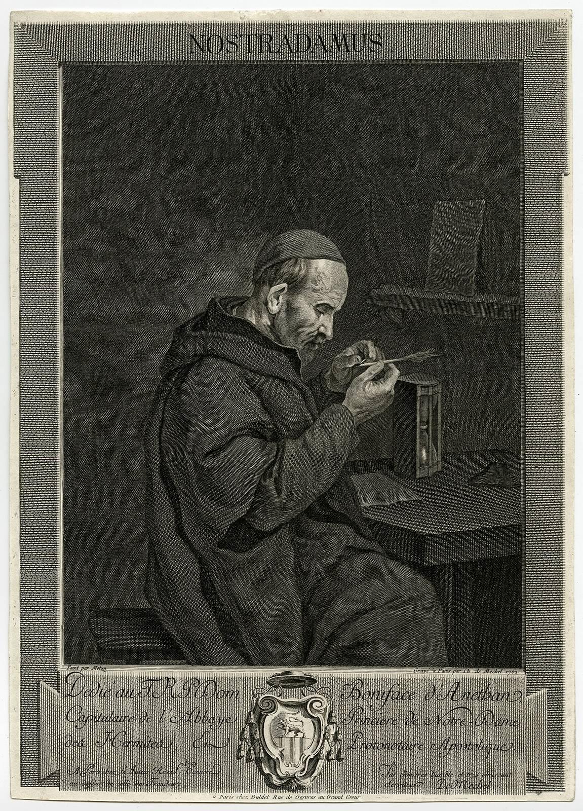 Christian von Mechel Portrait Print - Nostradamus.