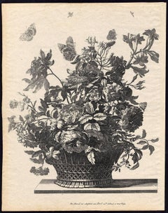 Untitled - A basket with flowers.