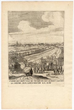 Comme les deputez de messieurs les estatz salvent la Reyne ...