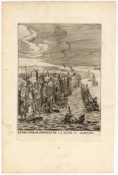 L'e des embarquement de la Reyne a Gorcom.