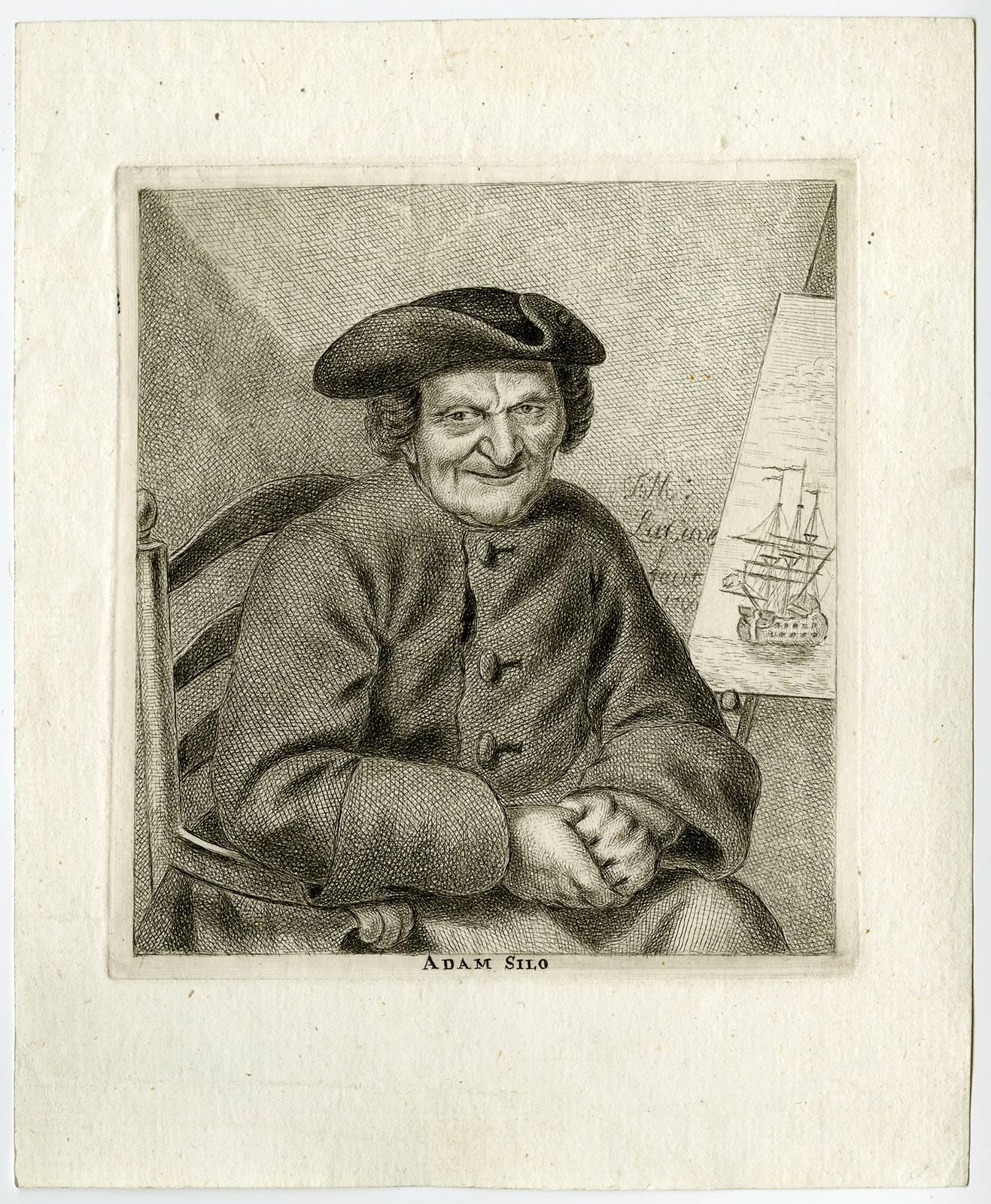  Francois Morellon de la Cave Portrait Print - Adam Silo.
