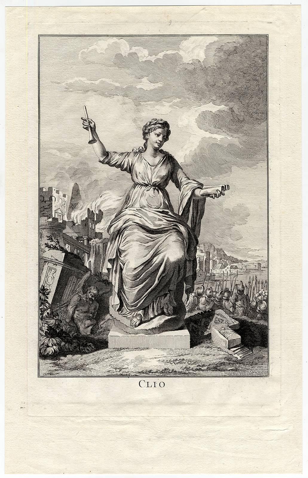 Unknown Figurative Print - Clio.