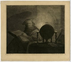 A scholar / astronomer in his study.