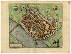 Deventer. Liberae et Hanseaticea urbis Daventriensis delineatio.