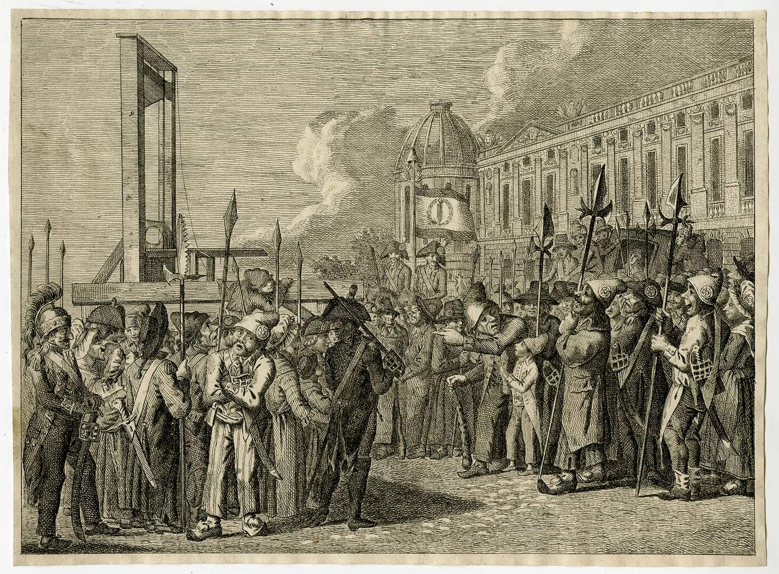 Heinrich Guttenberg Figurative Print - Untitled - The Dauphin Louis XVII taken by revolutionaris [...].