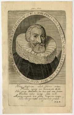 Ioh. Freitagius [..]. - Portrait of Johannes Freitagius [...].