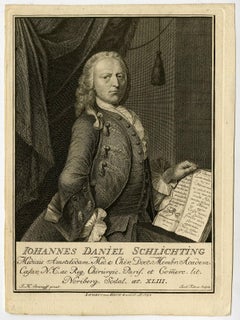 Iohannes Daniel Schlichting [..] - Portrait of Johannes Daniel Schlichting [...]