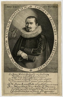 Carolus Leonardi [..] - Portrait of the physician Carolus Leonardi.