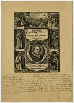 Nederduytsche astronomia [..] - Frontispiece to "Nederduytsche Astronomia..".