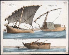 Antique Barques du Lac Menzale, du Lac Caoun et du Nil [...].