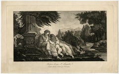 Repos d'une S.te Famille - The holy Family resting.