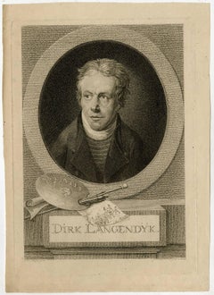Dirk Langendijk - Portrait of the painter Dirk Langendijk.