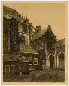 Untitled - A view from the South East of the Dom Church in Utrecht.