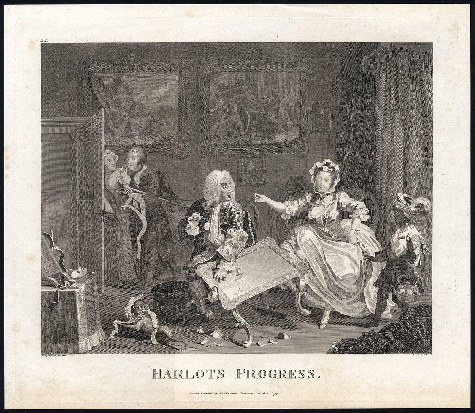 Harlot's Progress. - Print by Thomas Cook