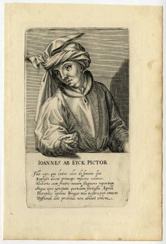 Ioannes ab Eyck pictor - Portrait of the painter Jan van Eyck.