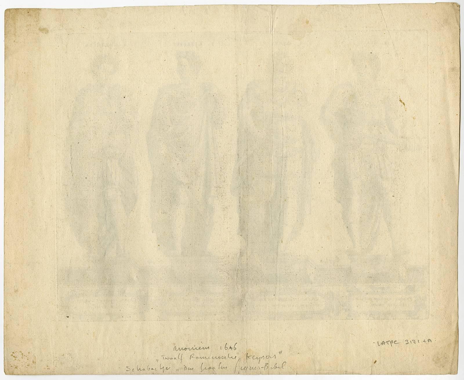 Iulius, Augustus, Tiberius, Caligula. - Print by Unknown
