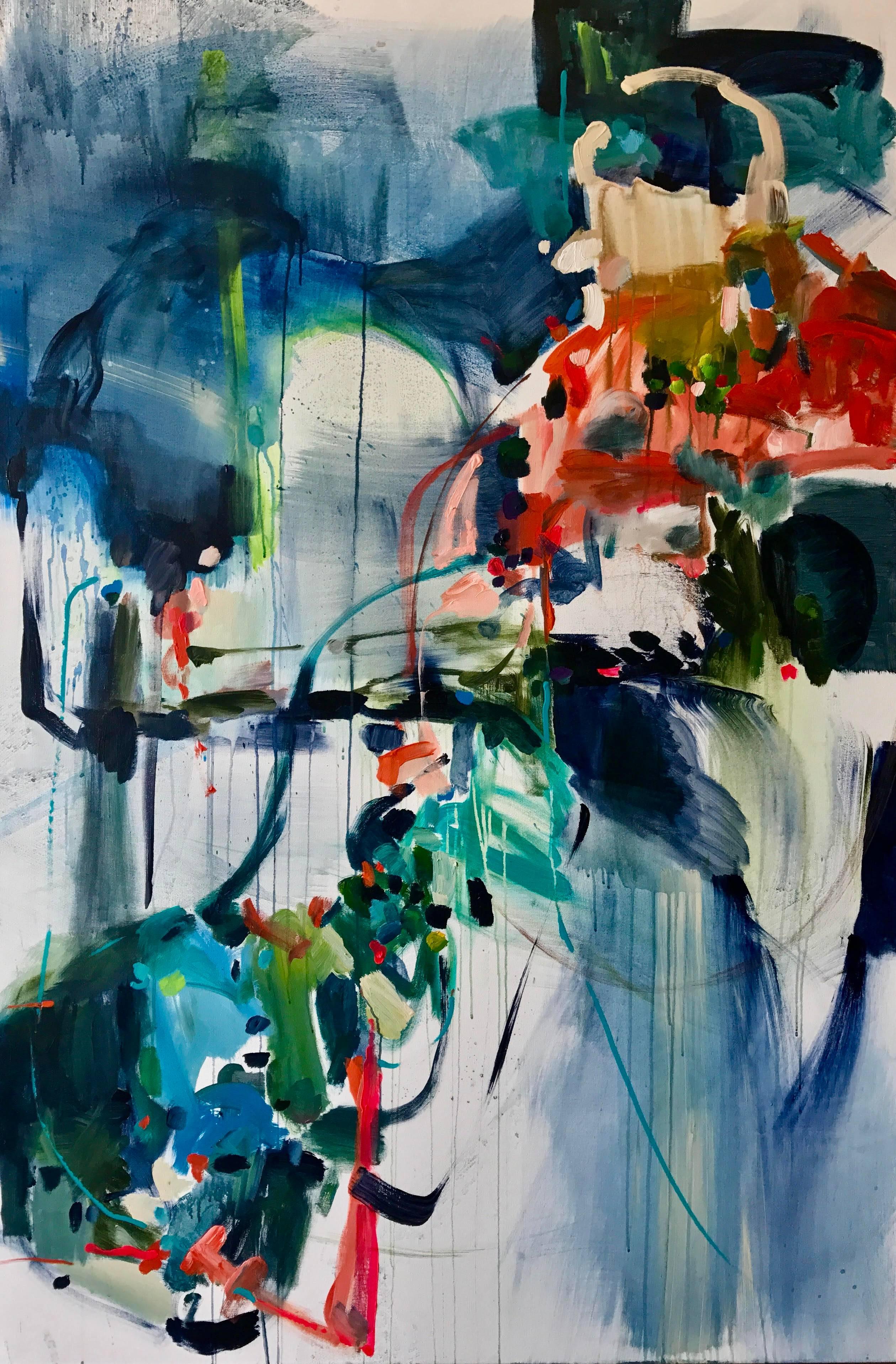 Vicky Barranguet Abstract Painting - Allowing Things to Happen