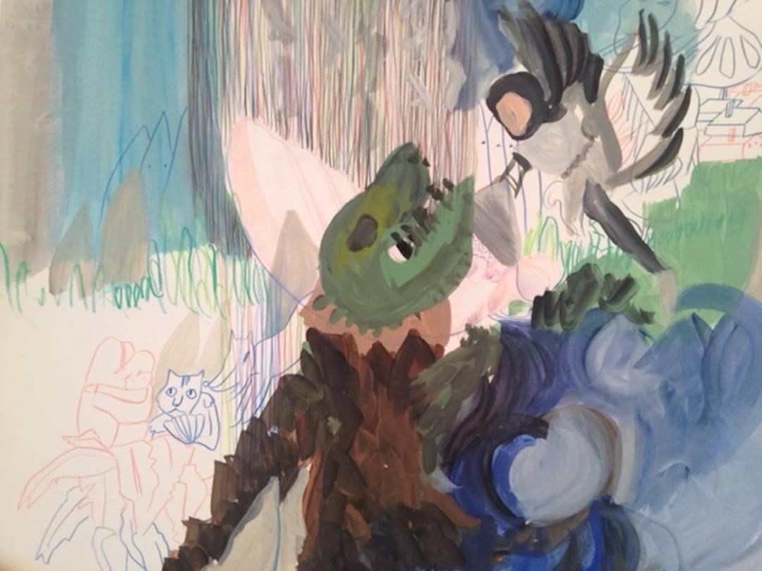 Animal Painting de Valeria Vilar - Sin título