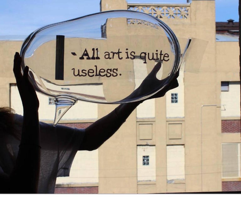 Alejandra Seeber All Art is Quite Useless For Sale at 1stDibs