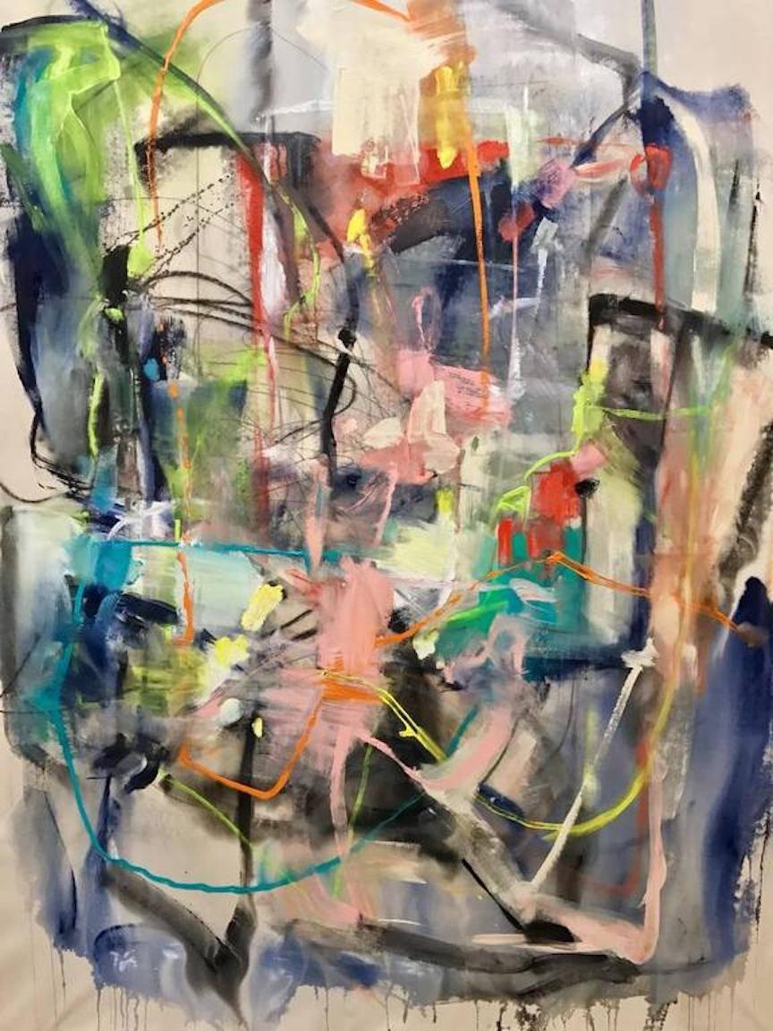 Vicky Barranguet Abstract Painting - Wonderland 