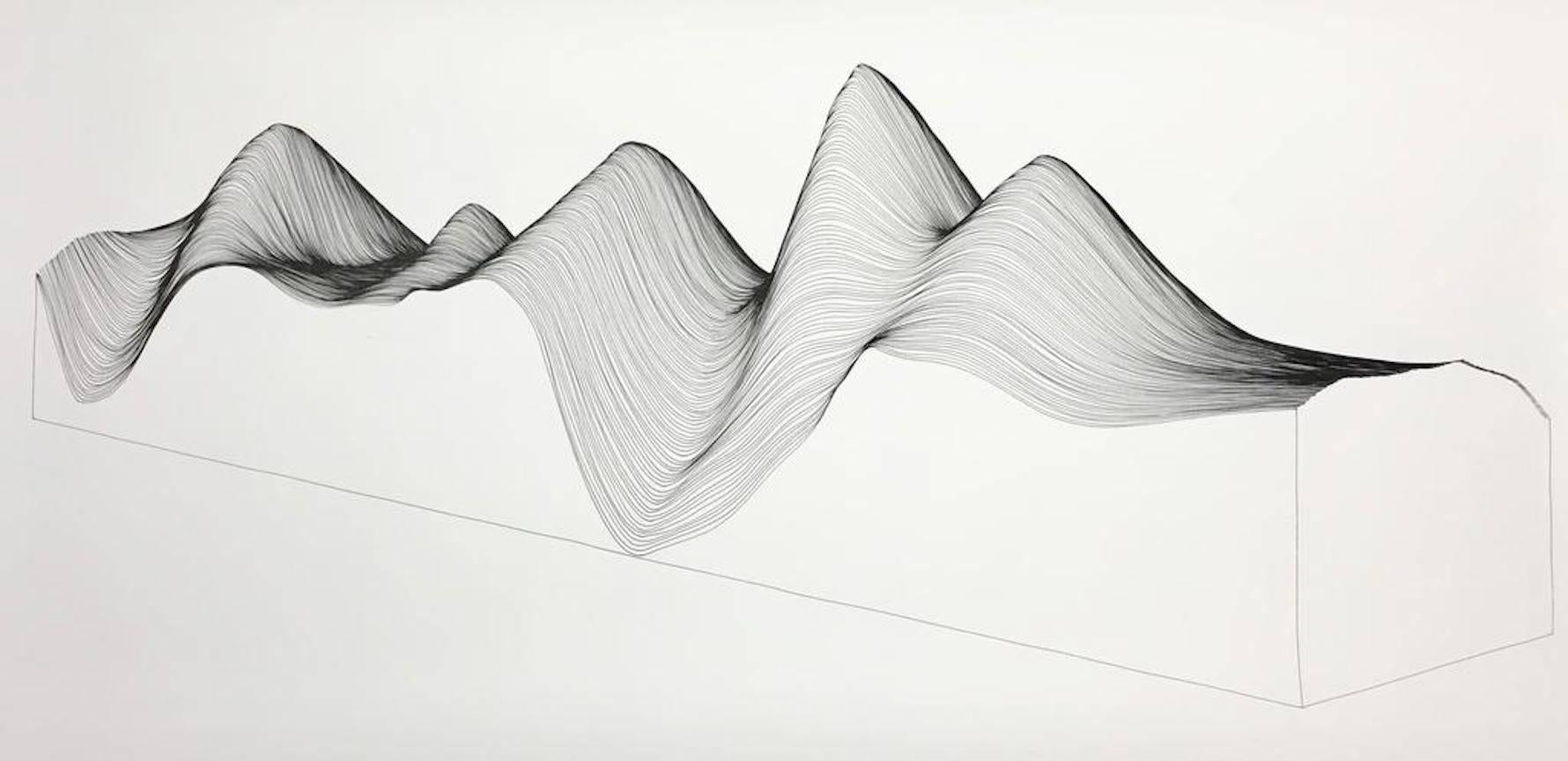 Julian Teran Abstract Drawing - Linescape 11
