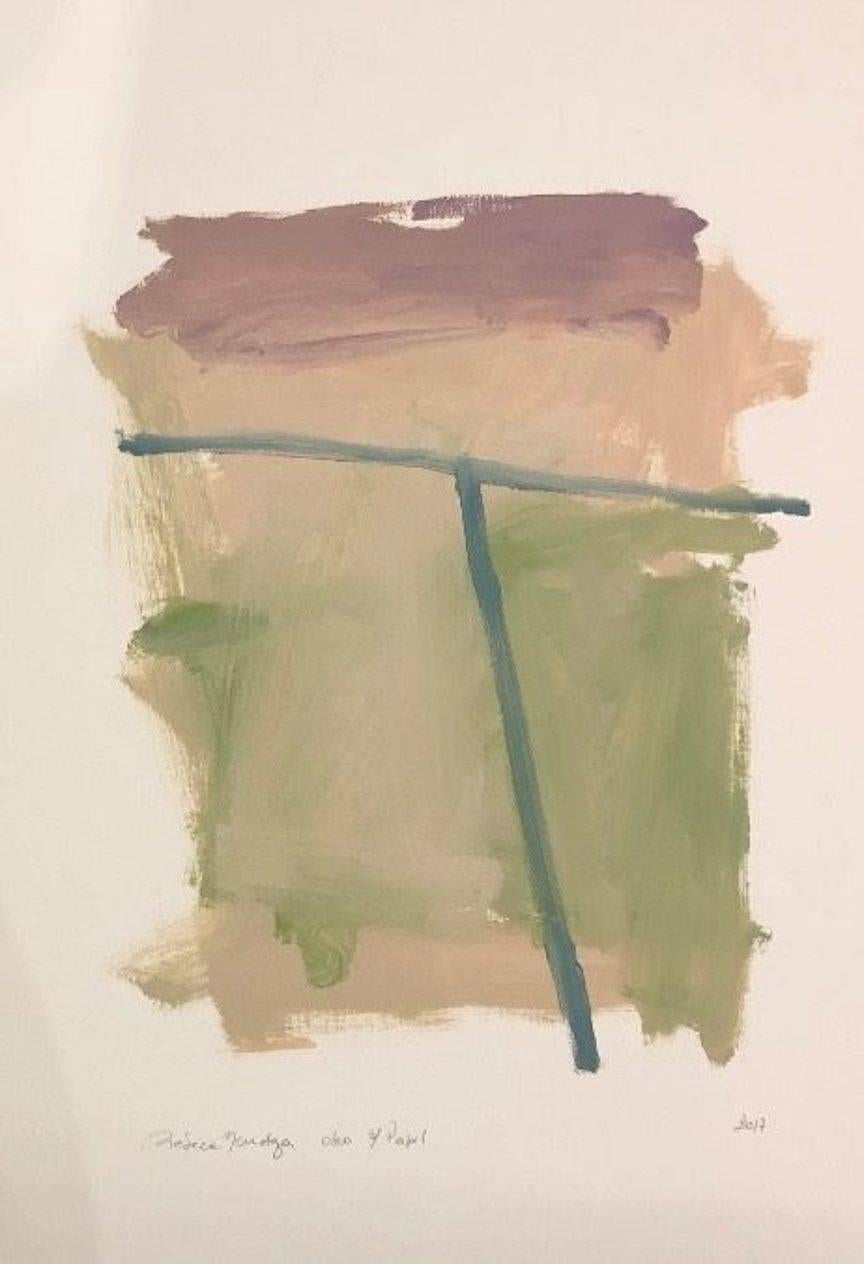Abstract Painting di Rebeca Mendoza - Serie da topografia dell'anima # 2