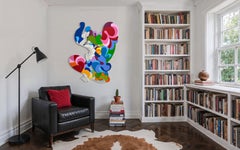 Contemporary Sculptural Abstract Wall Art by Taly Cohen in Vibrant Colors I