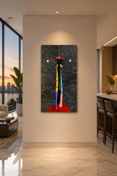 Some nights are meant to meet Contemporary Figurative Painting. Acrylic, 2020+