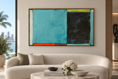 Serie 2021 #6, Contemporary Geometric Abstract Painting, Oil on Canvas, 2021