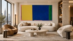 Interaction Series, Large Contemporary Abstract Painting, Acrylic on Canvas 2025