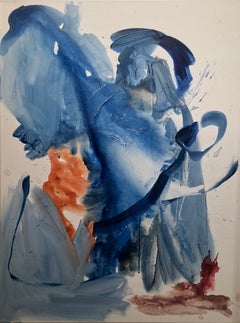 Distant Light II, Gestural Abstraction, Expressionist Painting, Acrylic, 2025