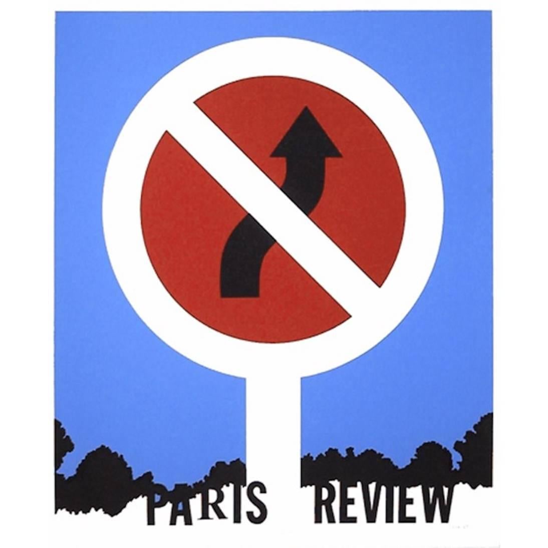 Allan D'Arcangelo Figurative Print - Paris Review