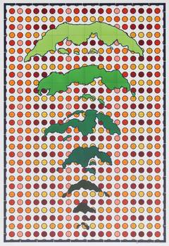 Untitled 785 (Dots and Mushrooms)