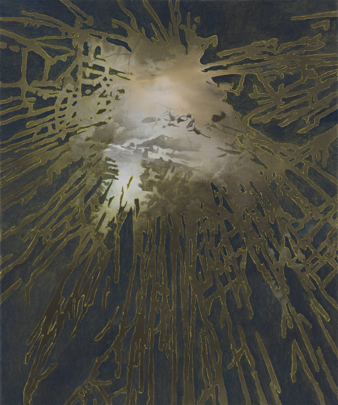 Jutta Haeckel Abstract Painting - Univers Revers 4