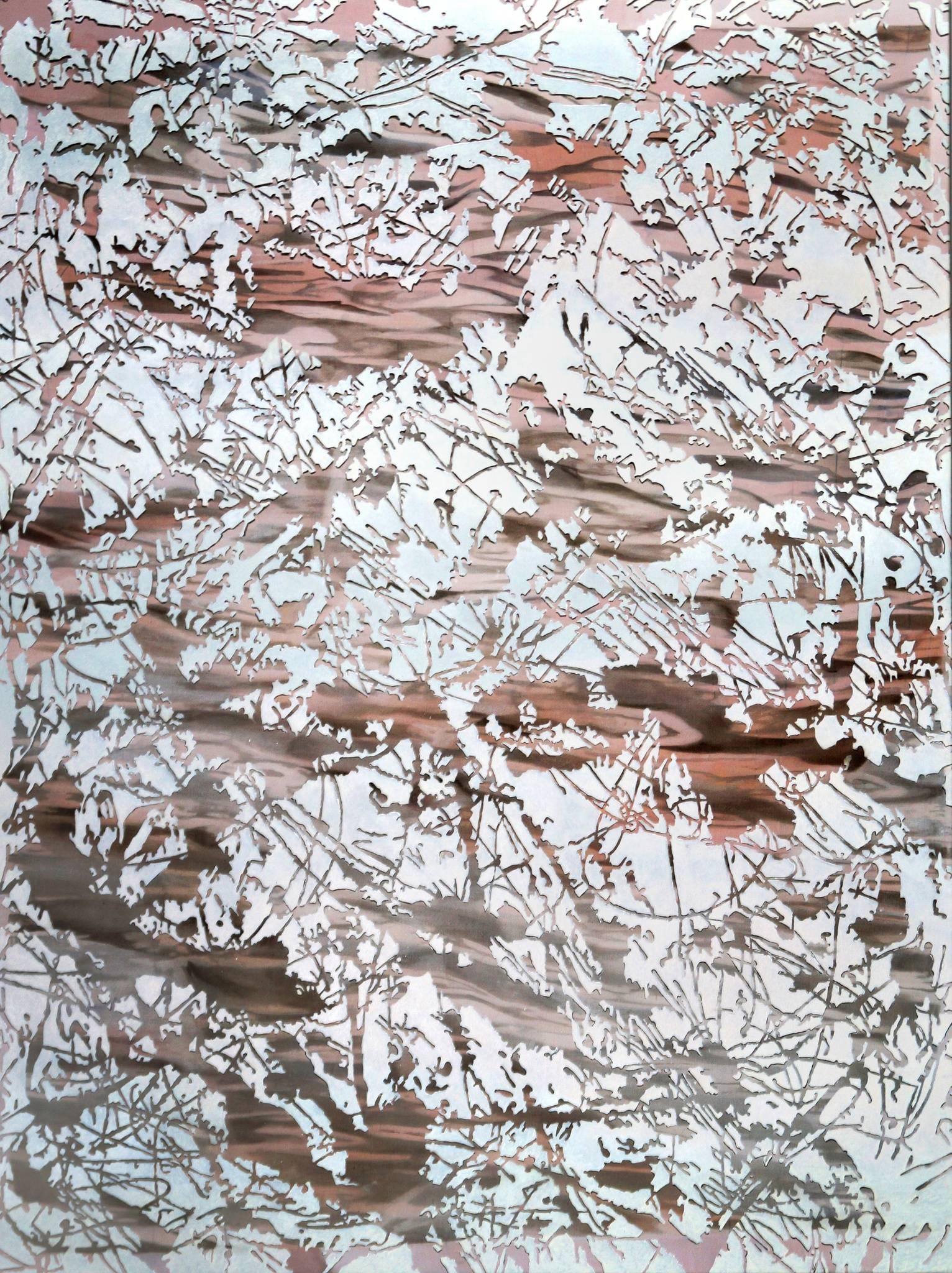 Jutta Haeckel Abstract Painting - Shift