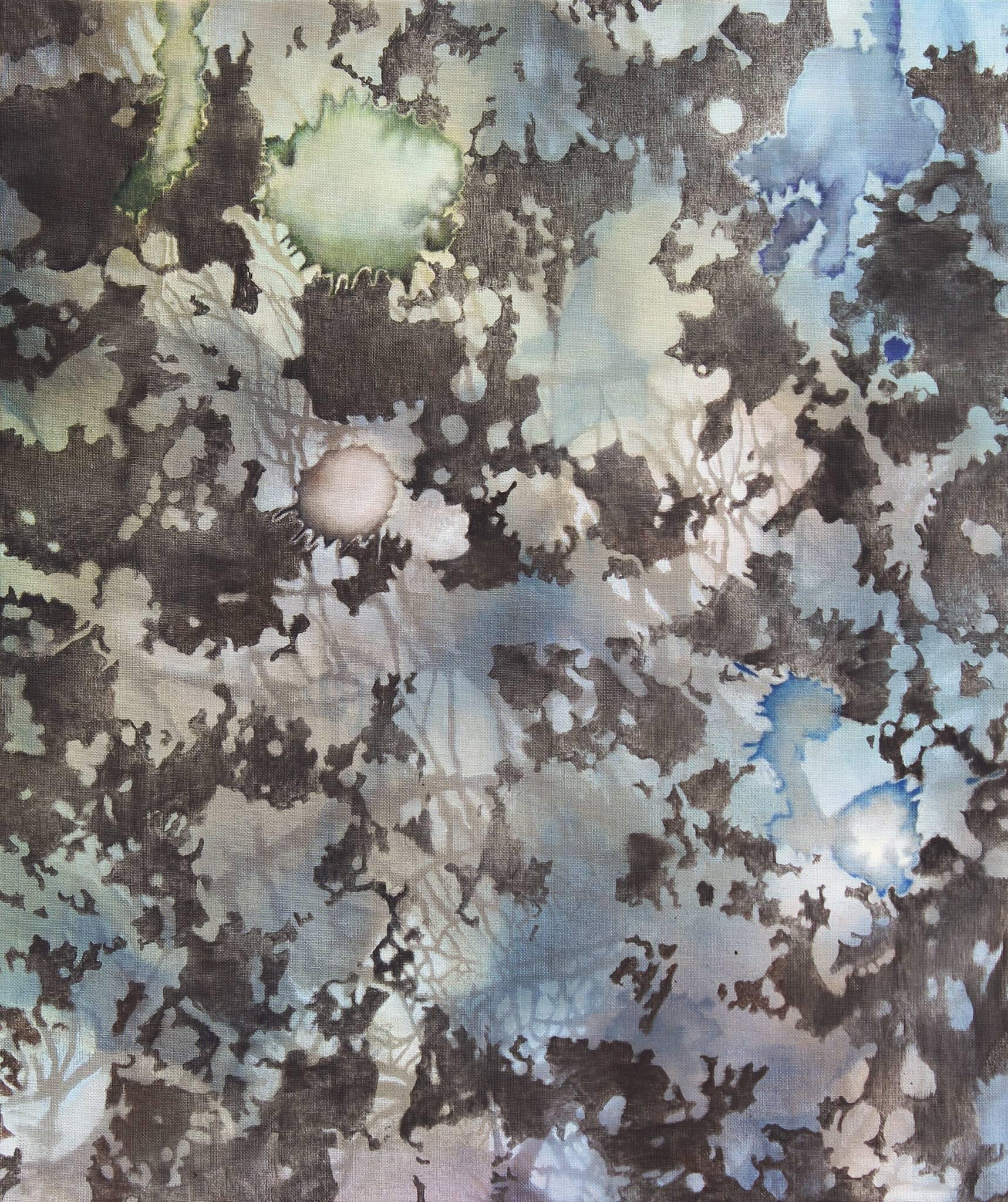 Jutta Haeckel Abstract Painting - Nacht