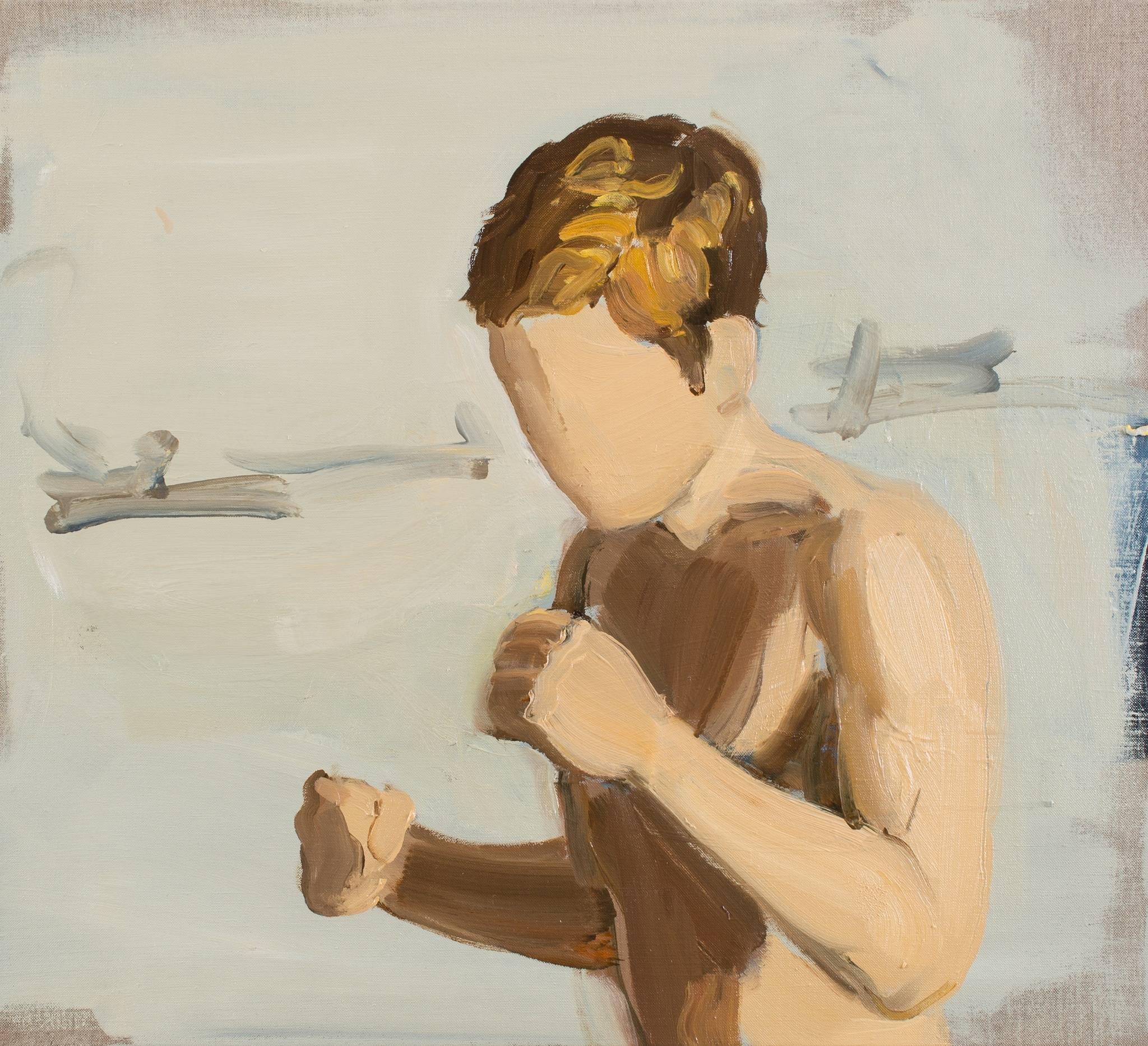 Gideon Rubin Figurative Painting - Boxer