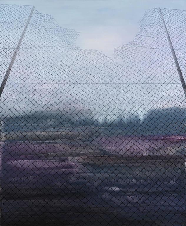 Driss Ouadahi Landscape Painting - Breach 1
