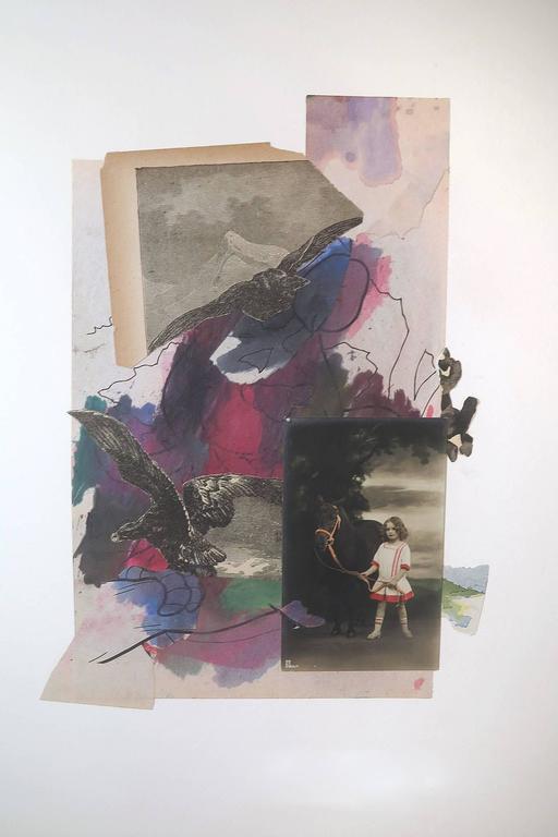 Dark Horse 11.30.15 - Mixed Media Art by John O'Reilly