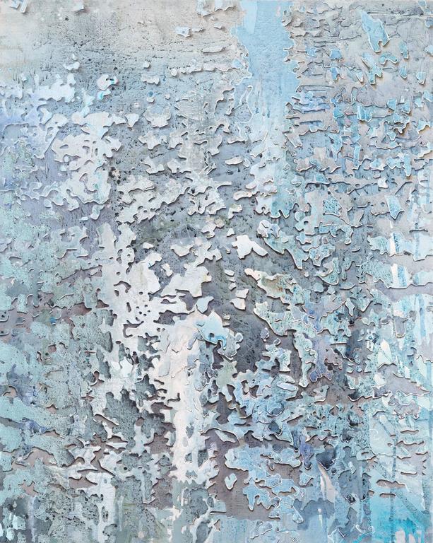 Jutta Haeckel Abstract Painting - Snow