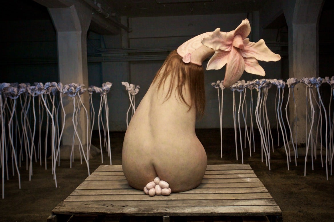 Boot Flower - Sculpture by Patricia Piccinini