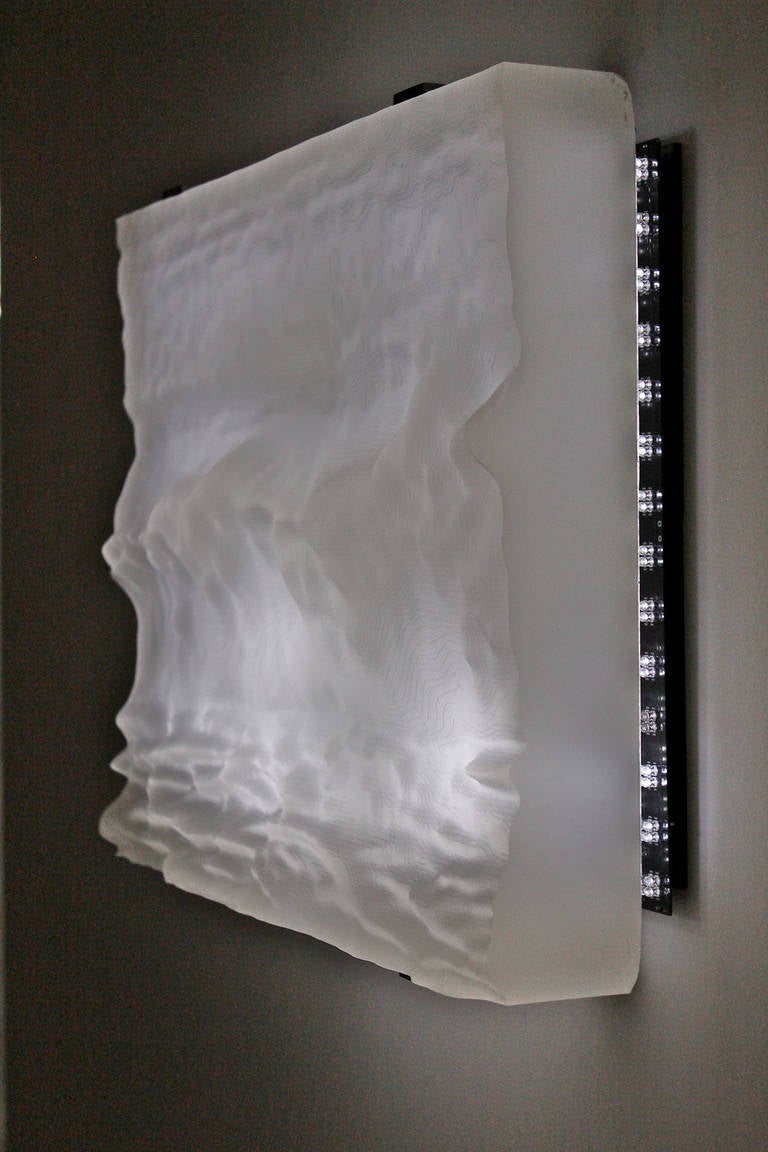 Topography Reconstruction (Wave) - Mixed Media Art by Jim Campbell