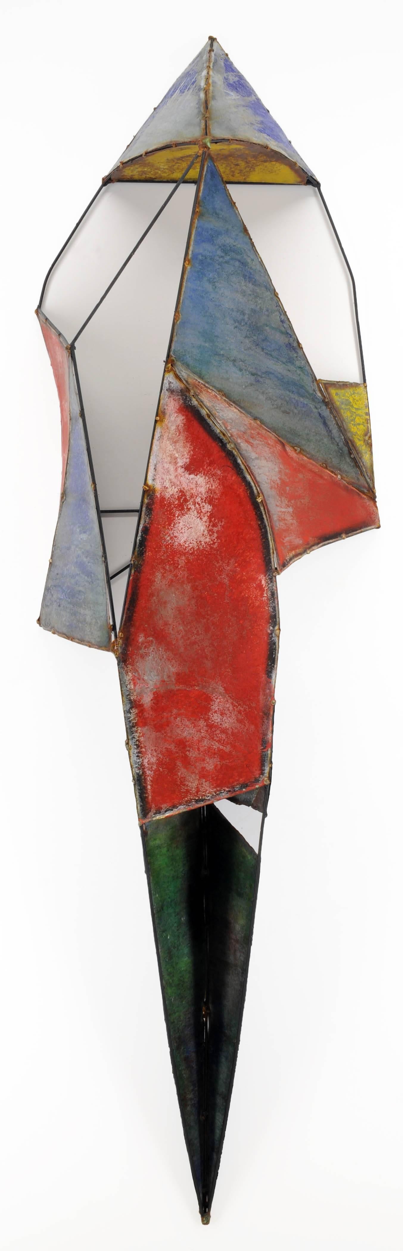 Nathan Slate Joseph Abstract Sculpture - Large Boat WALL SCULPTURE CONTEMPORARY ABSTRACT 