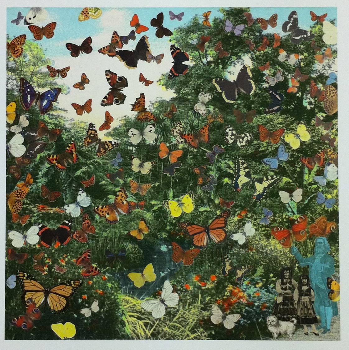 Peter Blake Animal Print - London - Hyde Park- Positively the Appearance of the Butterfly Man