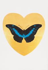 I Love You - Gold Leaf/Black/Turquoise