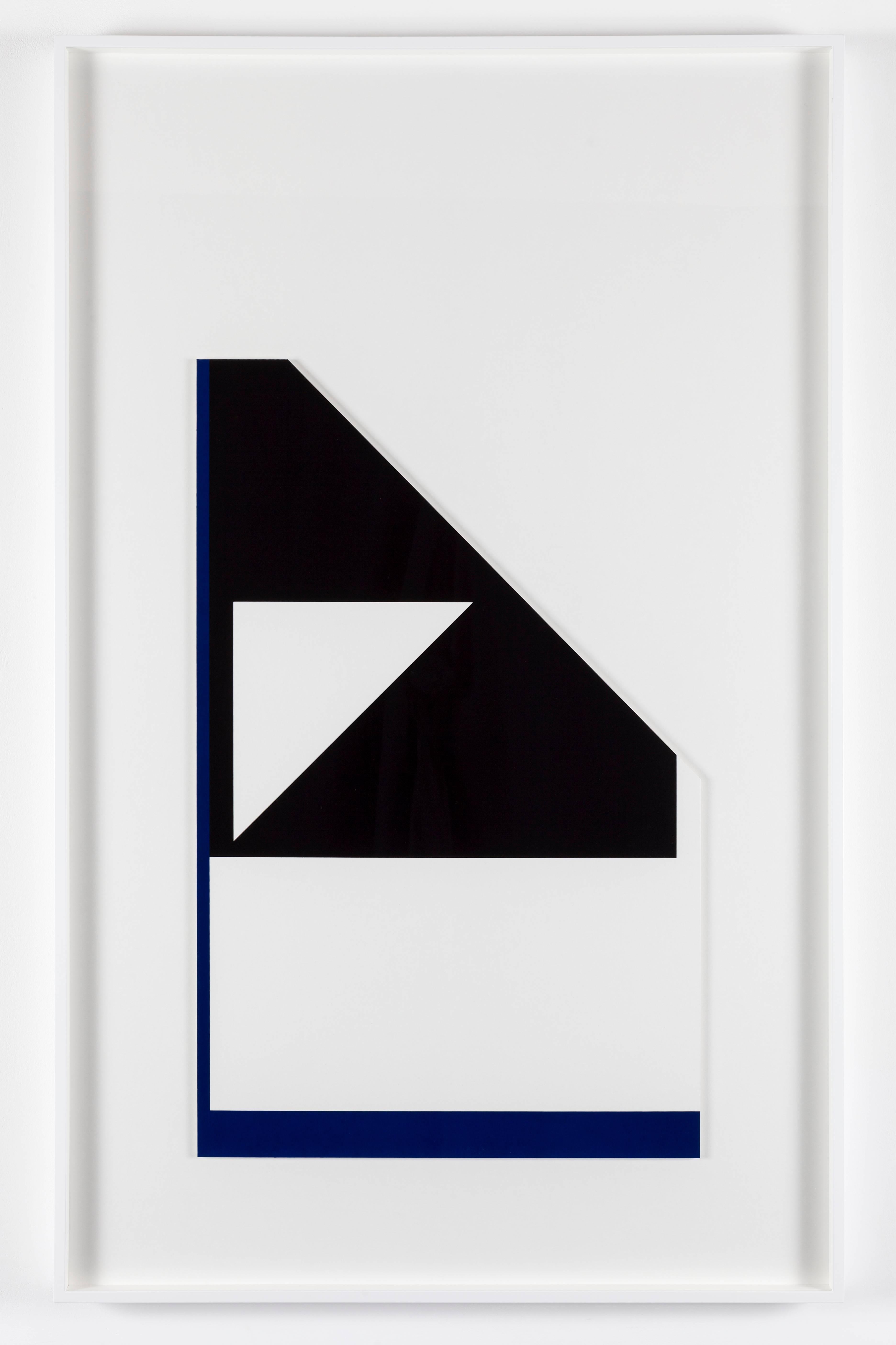 Peter Saville Abstract Print - ‘Diagonal reflex edge��’ (from the ‘metalanguage’ series)