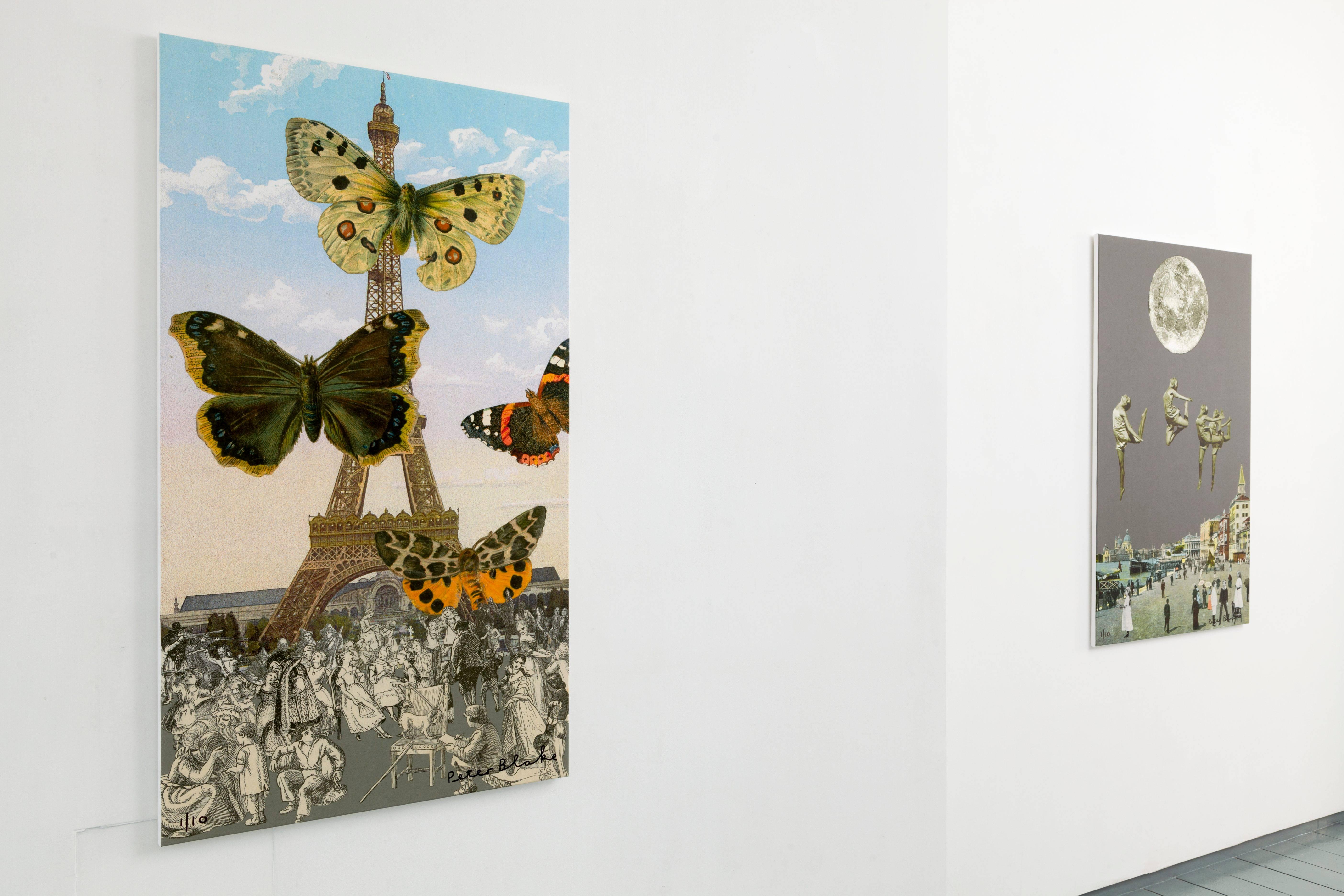Paris- Butterflies I - Print by Peter Blake